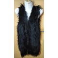 Ladies - Black Waistcoat - Make - Woolworths - Size - 10 Bust 89cm