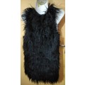 Ladies - Black Waistcoat - Make - Woolworths - Size - 10 Bust 89cm