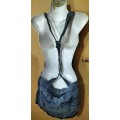 Ladies - Blue Denim Outfit - Make - Woolworths - Size - 36 hip100cm