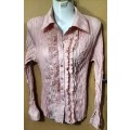 Ladies - Peach Blouse - Make - W2 - Size - 36