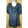 Ladies - Multicolored Blouse - Make - Free Size - Size - S
