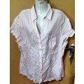 Ladies - Light Pink Blouse - Make - Woolworths - Size - 20