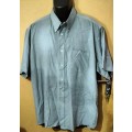 Mens - Grey Shirt - Make - Legend - Size - 17half