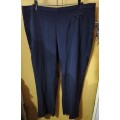 Ladies - Blue Pants - Make - Woolworths - Size - 22