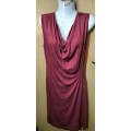 Ladies - Maroon Dress - Make - Zara Collection - Size - L