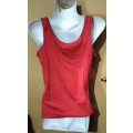 Ladies - Red Top - Make - Atmosphere - Size - no size