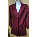 Ladies - Maroon Blouse - Make - Smileys - Size - 8