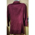 Ladies - Maroon Blouse - Make - Smileys - Size - 8