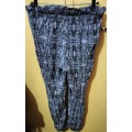 Ladies - Multicolored Pants - Make - Trail - Size - L