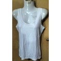 Ladies - White Top - Make - Woolworths - Size - S