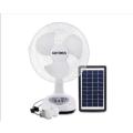 12`(30cm) Rechargeable Oscillating fan with 2 speeds Built in battery and led light AC/DC operation