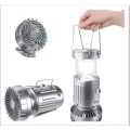 3 in 1 Multi-function Camping Light Fan Solar Charge Outdoor Camping Lantern Light