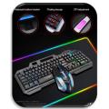 RGB Keyboard & Mouse Combo - Backlit & Ergonomic design