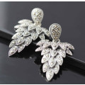 GORGEOUS LARGE NATURAL MARCASITE  '925' STERLING SILVER DROP EARRINGS. 11 grams!