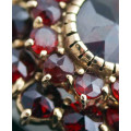 GLORIOUS VINTAGE 'BOHEMIAN GARNET' LARGE CLUSTER RING 9CT YELLOW GOLD. *JEWELLER VALUED R14'386*