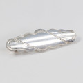 STERLING SILVER BABY`S BROOCH, PERFECT FOR NAME ENGRAVING. 925
