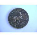 1953 Union of SA. 5 Shilling Crown.