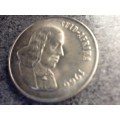 1966 Silver RSA  One Rand coin.