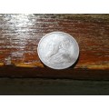 5.2 Grams fine silver.1896 ZAR 1 SHILLING COIN.
