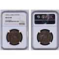 1898 ZAR Penny NGC graded MS62 !!