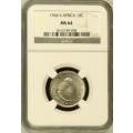 1964 Ten Cent NGC graded MS64 !!