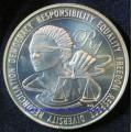 2016 Nelson Mandela Protea UNC Silver R1 coin!!