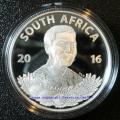2016 Nelson Mandela Protea Proof Silver R1 coin!!