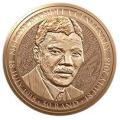 2018 Mandela Centenary R50 BRONZE ALLOY COIN