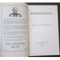 Rhodesiana, Publication No. 21, December, 1969