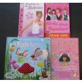 PINK Fairies and Ballerina BOOKS, 4 - 9 Years Old, 4 Books Set
