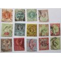 1887-1892 Jubilee Issue 50th Anniversary of the Regency of Queen Victoria Complete Set 12 Stamps + 2