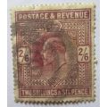 Great Britain 1902 King Edward VII Set 3 of Stamps: 2/6, 5S, 10S