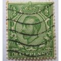 Great Britain 1912 King George V, 4 Stamps Including 1P with Few Shadows on the Lion