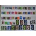Great Britain 1968 - 2013 Queen Elizabeth II : Design Arnold Machin Engraving Over 130 Stamps !!