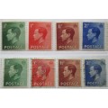 Great Britain King Edward VIII 1936 Two Complete Sets, Mint and Cancelled