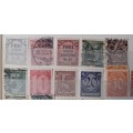 German Empire Stamps 1902-1927, Numerals Dienstmarke, Overload, Deutsches Reich UNIQUE, RARE ITEMS
