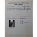 Germany 80 Pfg BERLIN Black Ink 1948 Stamp Validated Philatelic Federation of Southern Africa +15Pfg