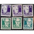 DDR 1952-1953 Complete Set Cancelled Joint Russian Zones Stamps 2 Pfg - 84 Pfg & MORE AMAZING STAMPS