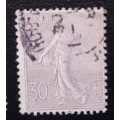 French Stamps, France, the Sower Collection 1903 - 1934 The Semeuse, Background: Lines / Solid, RARE