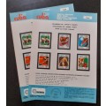 Cuba Soccer World Cup, Spain 1982, Miniature Sheet Finalists: Italy, FRG, Poland, France, MINT