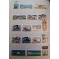 Brazil Stamps 1946 - 1987, Over 150 stamps + Stamp Album Included