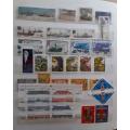 Russia USSR Stamps 1960 to 1988, Over 450 stamps, Album Included