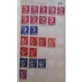 Over 400 Stamps, Mostly Cancelled: Ireland, France, Great Britain, Germany