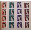 Over 500 Stamps in blocks from All Over the World, Mint State and Cancelled
