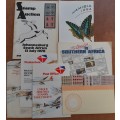 Vintage South African Stamp Booklets 1978 to 1995 and First Day Sheet 1981