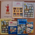 Stamp Books from India, Israel, Cuba, Japan, Australia 1969 to 1993