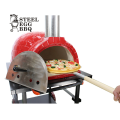 Kamado Steel Egg Pizza Oven with Steel Cart