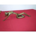 Vintage Brass/Bronze Lady Figure - Please C Pics for condition
