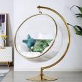 Luxury Golden Swing Chair For Indoor & Outdoor Patio Decor