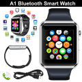 A1 bluetooth Smart Watch Sync Notifier Sim Card iPhone Android